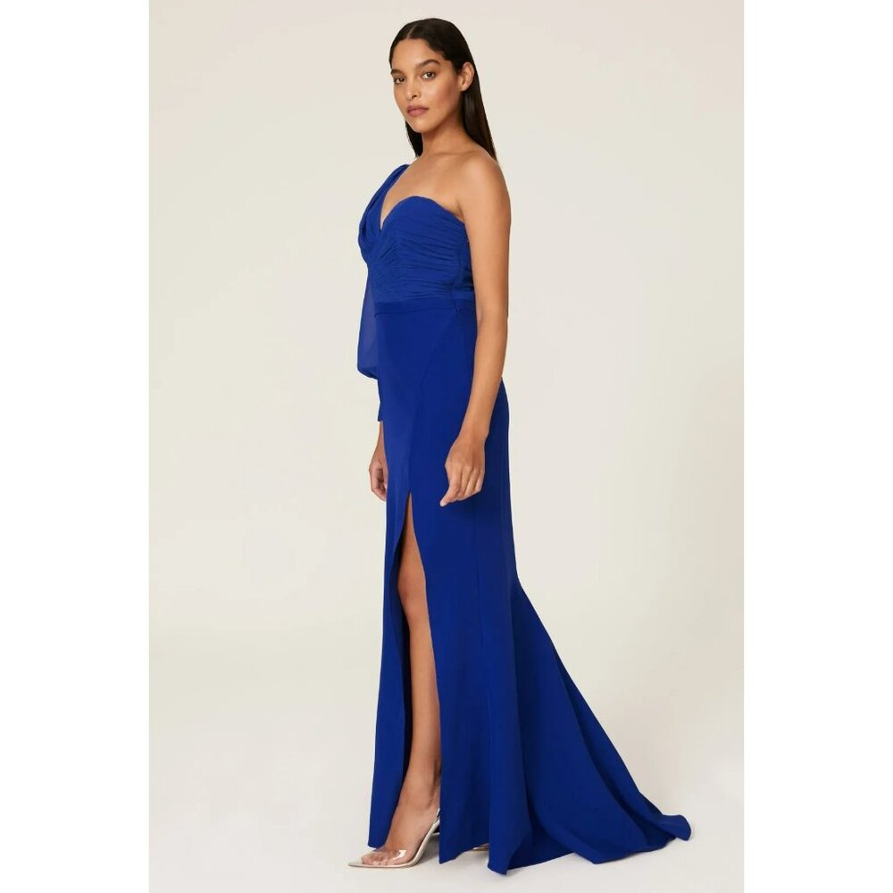 Elle Zeitoune Charles One Shoulder Gown XS - Picture 2 of 5